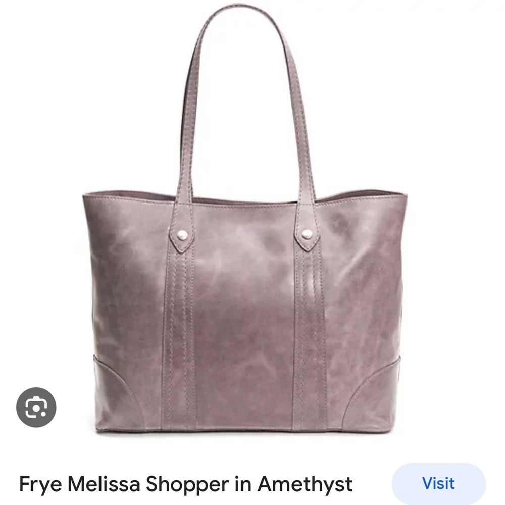 Frye Melisa Shopper in Amethyst Color Tote/Shoulder Bag